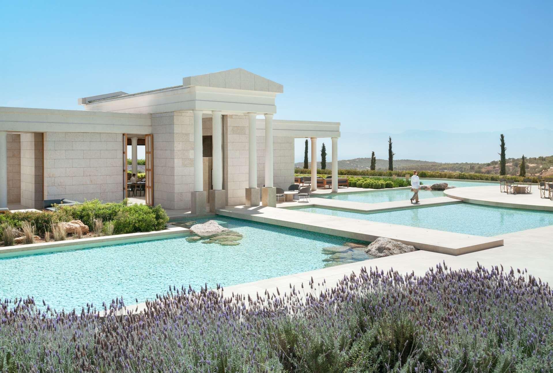 Amanzoe luxe hotel deals